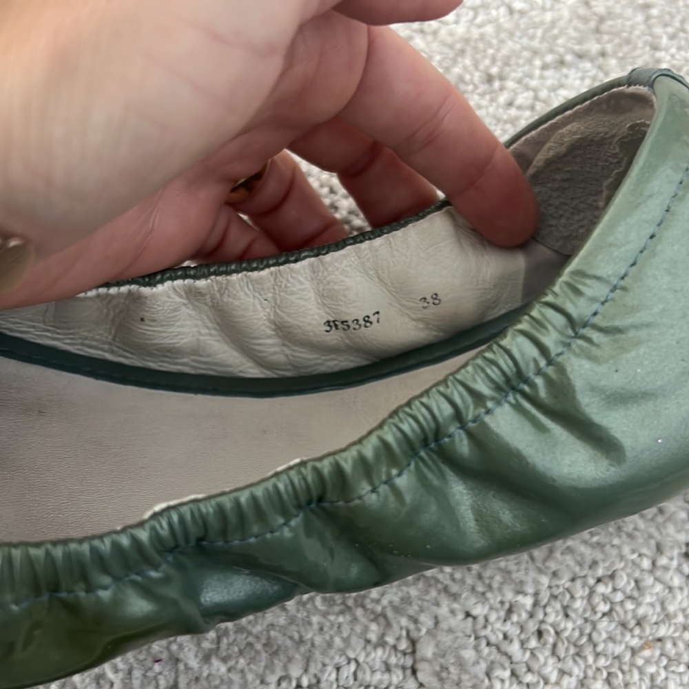 PRADA bailarina shoes - patent leather green - Picture 6 of 8
